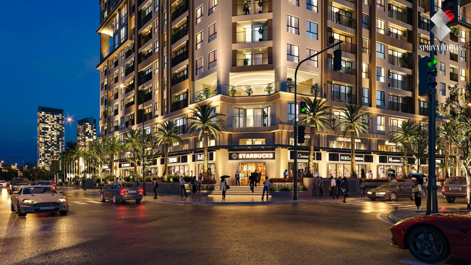 Tiện ích shophouse thương mại dự án Simona Heights Quy Nhơn