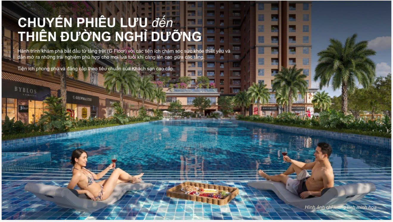 Tiện ích hồ bơi dự án Luvista Quy Nhơn